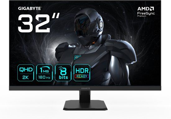 GIGABYTE GS32QA - 32 Inch QHD IPS Gaming Monitor - 180Hz - 1ms