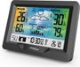 GreenBlue GB540 Weerstation kleurenscherm, binnen- en buitentemperatuur DCF-systeem, maanfasen, barometer, kalender