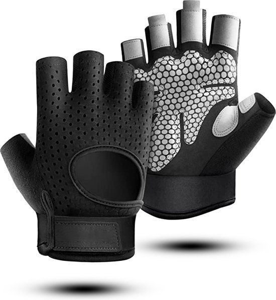 FitBoostR Sport & Fitness Handschoenen - Zwart - Maat M