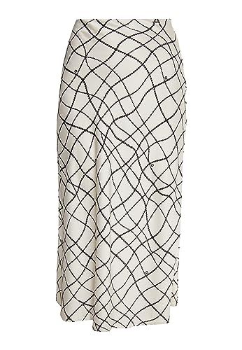 TOORE Dames Midirok - Wolwit Zwart - Maat L