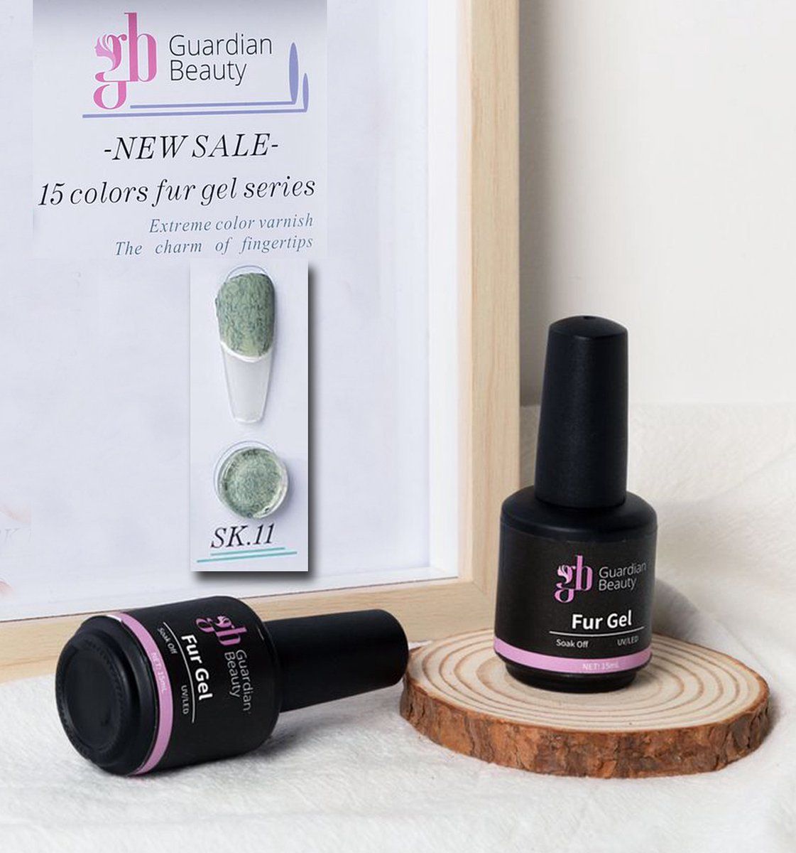 Guardian Beauty Shellak - Fur Gel - Gel Nagellak - Miramer Gelllak #SK11 - 15ml