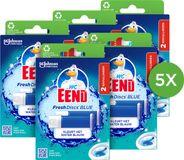 WC Eend Fresh Discs Blue navullingen - 5 x 72 ml - 60 Fresh Discs