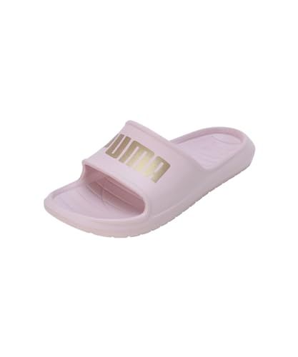 PUMA Divecat Adult slipper, uniseks, V2 LITE CHALK PINK- TEAM GOLD, 35.5 EU