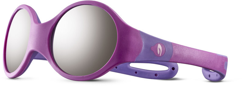 Julbo Loop M Spectron 4 Sunglasses Kids, rosa/purple/grey flash silver
