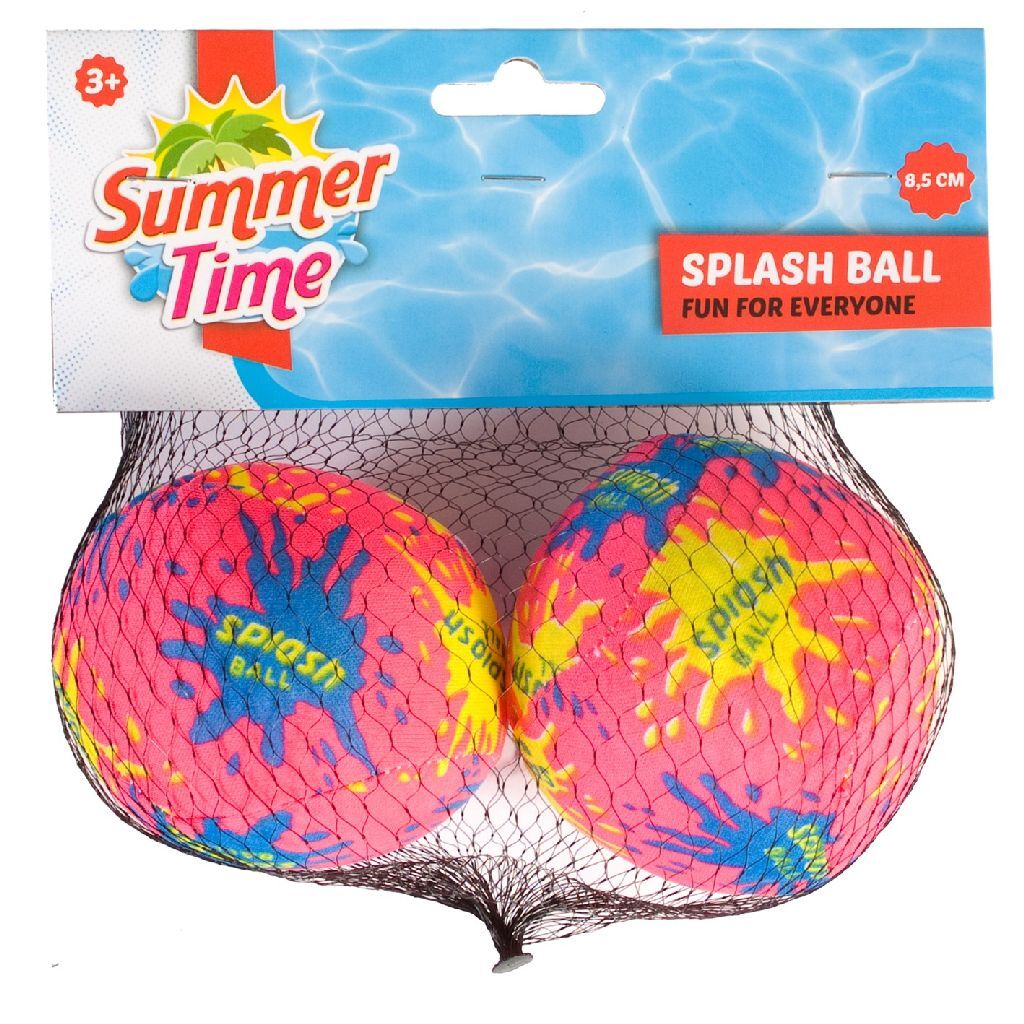 Summertime Splash Bal 2st. 8,5cm Ass.