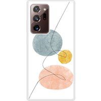 Samsung Beschermende siliconen case compatibel met Galaxy Note 20 Ultra One line blauw