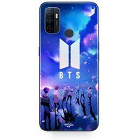 Maniacase Etui Oppo A32 BTS symbool leger band