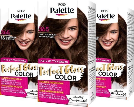 Poly Palette Perfect Gloss 365 Pure Chocolade - 3 stuks - Grootverpakking