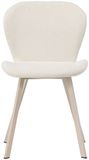 Hioshop Lilja eetkamerstoel beige set van 2