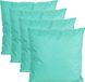 Anna's Collection Tuinkussens - 4 stuks - Aqua Blauw - 45x45 cm