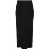PIECES Pciris Hw Ankle Skirt Noos, zwart, XL