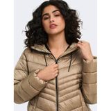 ONLY CARMAKOMA Plus Size Quilted Jacket - Gold