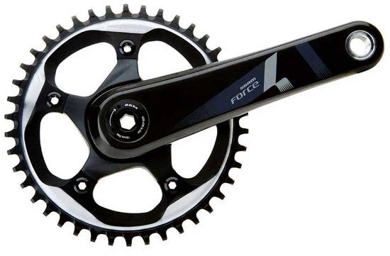 Sram Force 1 Bb30 130 Bcd Crankstel Zwart 175 mm / 52t