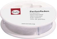 Rayher hobby materialen Rayher Nylon draad - wit - 0,15 mm - 50 m