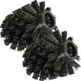 WENKO Badaccessoire-Set Ersatz-WC-Bürstenkopf 2er-Pack, Uni