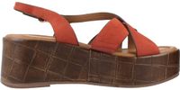 Tamaris - Dames - Plateau Sandalen - Oranje - Maat 40