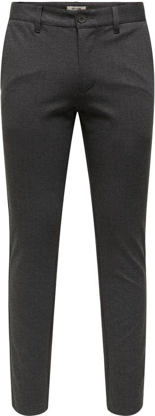 ONLY & SONS ONSMARK SLIM CHECK 020960 PANT NOOS Heren Broek Coffee Bean W30 X L30