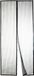 Apalus Moustiquaire de porte 90 x 210 cm Noir transparent