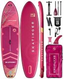 Skatinger Prana red Opblaasbaar Yoga SUP Board – Compleet Pakket