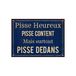 Antic Line Plaquette Pisse Happy 21 x 15