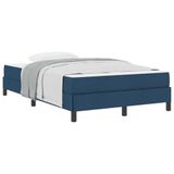 vidaXL Boxspring bed Blauw 120 x 200 cm Stof