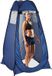 Merkloos Relaxdays pop-up tent - omkleedtent - douchetent - wc-tent - kleedkamer blauw 190x120x120