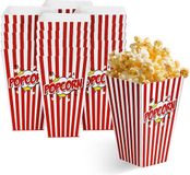 Matana – 50 Popcorn Bakjes, 18x10cm – Duurzaam – Voor Filmavonden, Feestjes & Kindersnacks