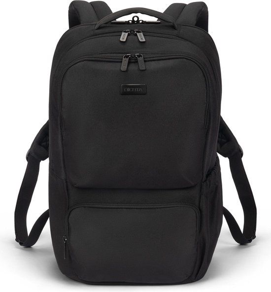 Dicota D32116-RPET rugzak Casual rugzak Zwart Polyester, Gerecycleerd polyethyleentereftalaat (rPET)