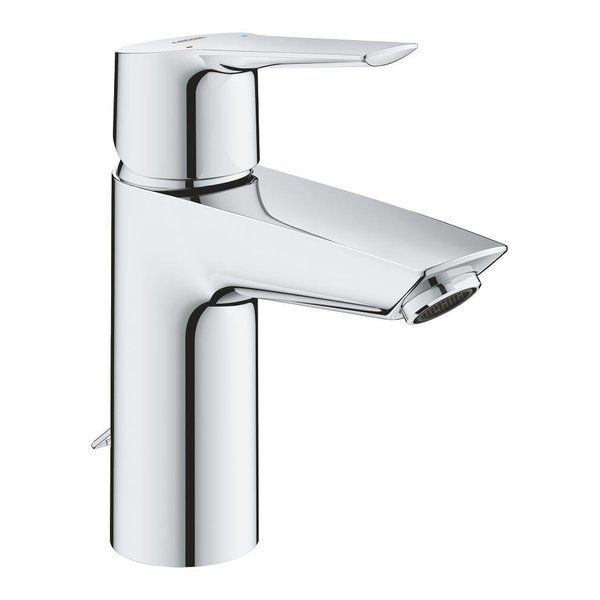 GROHE Start Wastafelkraan - Chroom - Waterbesparend - Inclusief waste met ketting