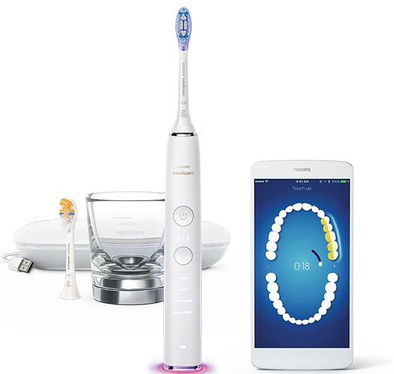 Philips DiamondClean Smart 9400 HX9917/88 Elektrische sonische tandenborstel met app - Wit