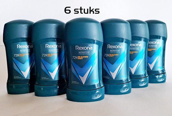 REXONA Cobalt Dry Antiperspirant Stick - 50ml (6-pack)
