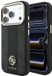 GUESS CG MOBILE Guess 4G Stripe Round Classic Logo MagSafe Case for iPhone 18 Pro Max / 17 Pro Max (Black)