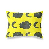 BonaMaison Decoratieve kussensloop, neon geel-Fume gooien kussenhoezen, decoratieve kussenslopen voor woonkamer, bank, slaapkamer, maat: 45x60 cm - ontworpen en vervaardigd in Turkije