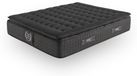 Moonia Grand Spring Black Hybride veermatras en visco-elastisch, wolkeffect, onafhankelijkheid van bed, comfort hotel 5 sterren, 135 x 200 cm