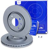 ATE Jeu de 2 disques de frein ATE 422194 d'origine