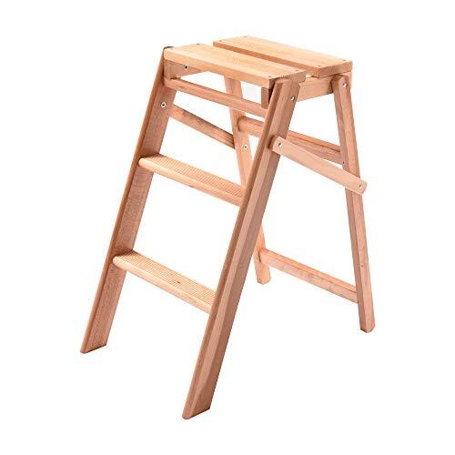 HOUSE COLLECTION Trapladder, hout, 3 treden, 38 x 58 x 64,5 cm