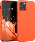 kwmobile telefoonhoesje geschikt voor Apple iPhone 12 Pro Max - Back cover in neon oranje