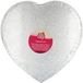 FunCakes Cake Drum Hart - Zilver - Ø33 cm
