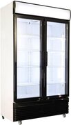 - Display Koelkast Bez-780 GD | 2 Glasdeuren | 780 Liter | 1120 x 595 x 2100 mm zwart, wit