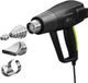 Goobay Tools Heteluchtpistool Premium, 1500 W, met LCD-display, twee traploos instelbare temperatuurintervallen en vier verschillende mondstukken
