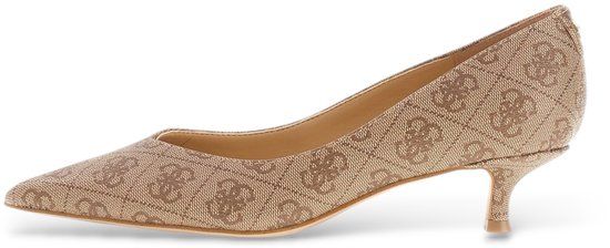 Guess Schoenen Casen Dames Pumps Beige Synthetisch Kitten heel Puntige neus