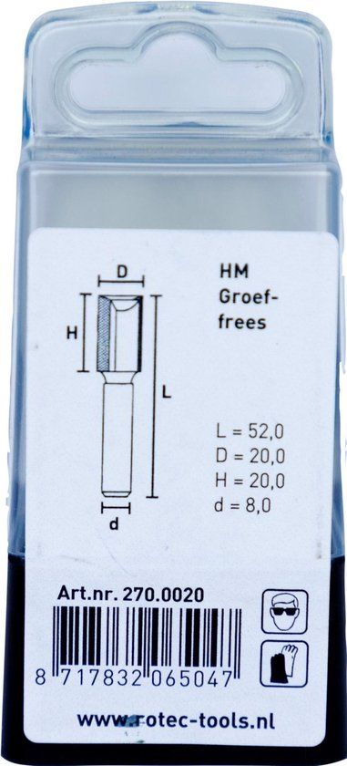 Rotec HM Groeffrees S=8,0 D=20,0