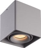 HOFTRONIC Vierkante LED Opbouwspot Esto Grijs Kantelbaar GU10 2700K