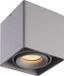 HOFTRONIC Vierkante LED Opbouwspot Esto Grijs Kantelbaar GU10 2700K