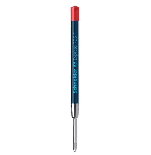 Schneider Express 735 Ballpoint Pen - Red - Thin - 10 Pack