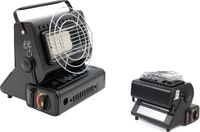 SMH LINE® Draagbare Gaskachel - 2 in 1 - Camping Heater - Incl. Kookrooster