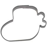 Staedter Baby Shoe Cookie Cutter, Silver, 7 cm