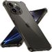 Techsuit Hoesje geschikt voor Apple iPhone 16 Pro Max - Silicone antichoc - Noir