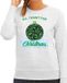 Bellatio Decorations Wiet Kerstbal sweater / kersttrui All i want for Christmas grijs voor dames - S