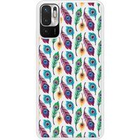 Redmi Beschermende siliconen case compatibel met Redmi Note 10 5G Peacock Feather